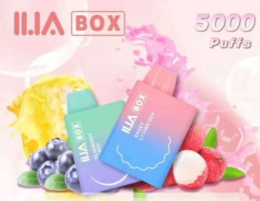 🍹ILIA BOX🍹 哩啞第三代一次性電子煙 拋棄式電子菸 5000口 正品保固 台灣現貨 711貨到付款