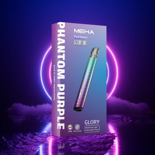 MEHA主機-一代通用電-子-煙主機-升級版-三擋調節-兩側帶氛圍燈：圖片 2